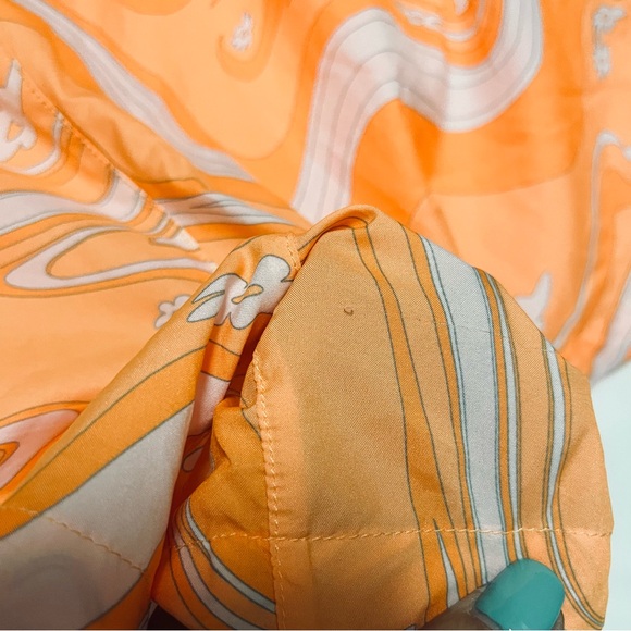 Fabletics Breathe Mid-Rise Run Short Womens Large Lined Orange Pink Athletic Gym - Picture 12 of 12